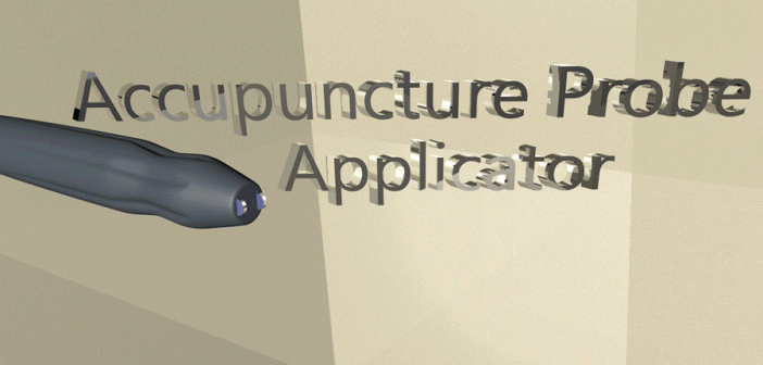 TENS and Laser Acupuncture applicator & probe with pulsed magnetic point stimulation